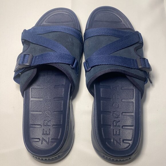 Cole Haan Grand 360 ZeroGrand Navy Blue Mens Slides Sandals 11M C35441 New NoBox - Picture 5 of 6
